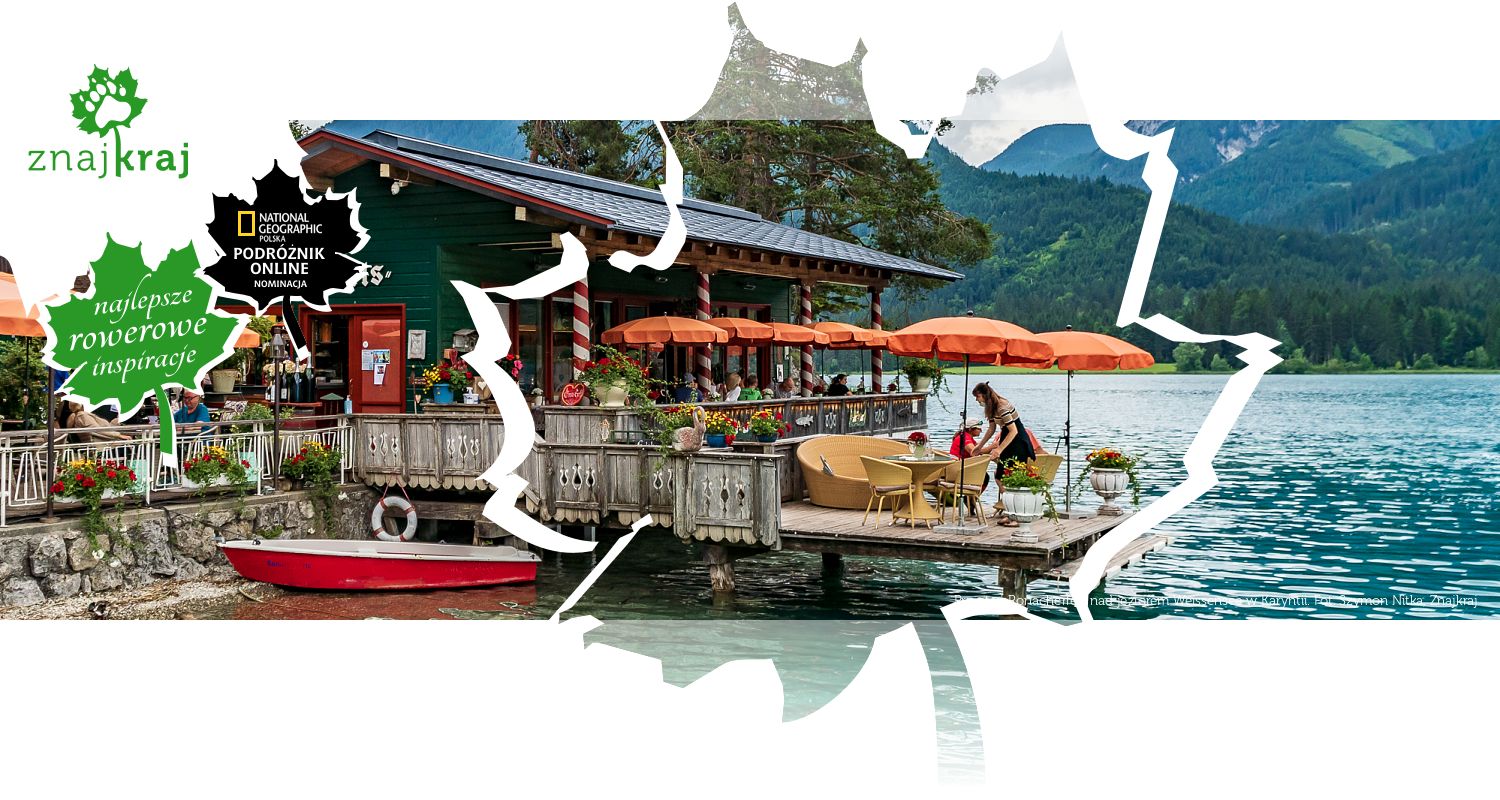 Przystań Ronacherfels nad jeziorem Weissensee w Karyntii