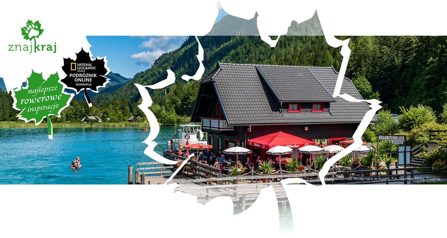 Przystań statku nad Weißensee w Austrii