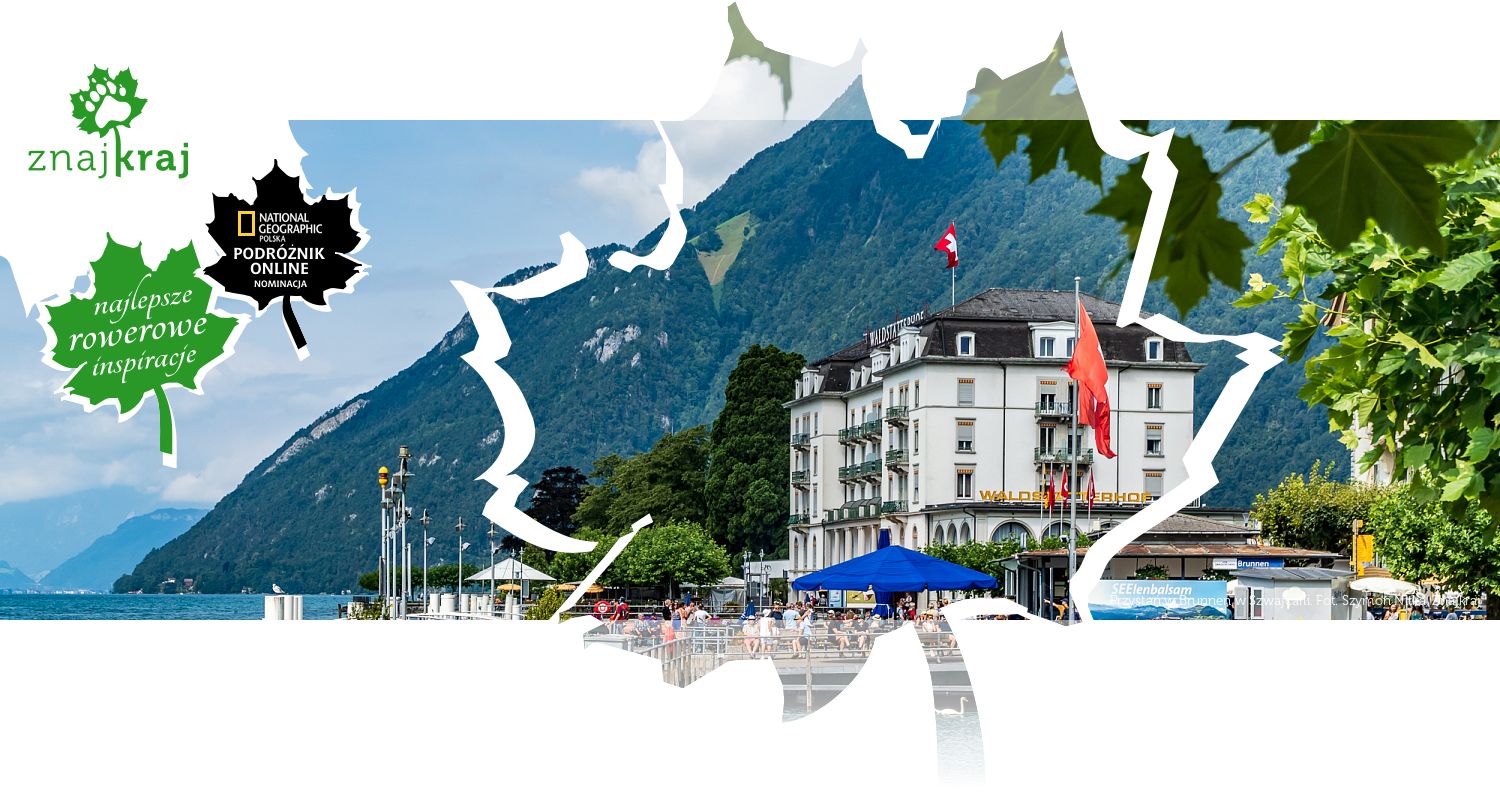 Przystań w Brunnen w Szwajcarii