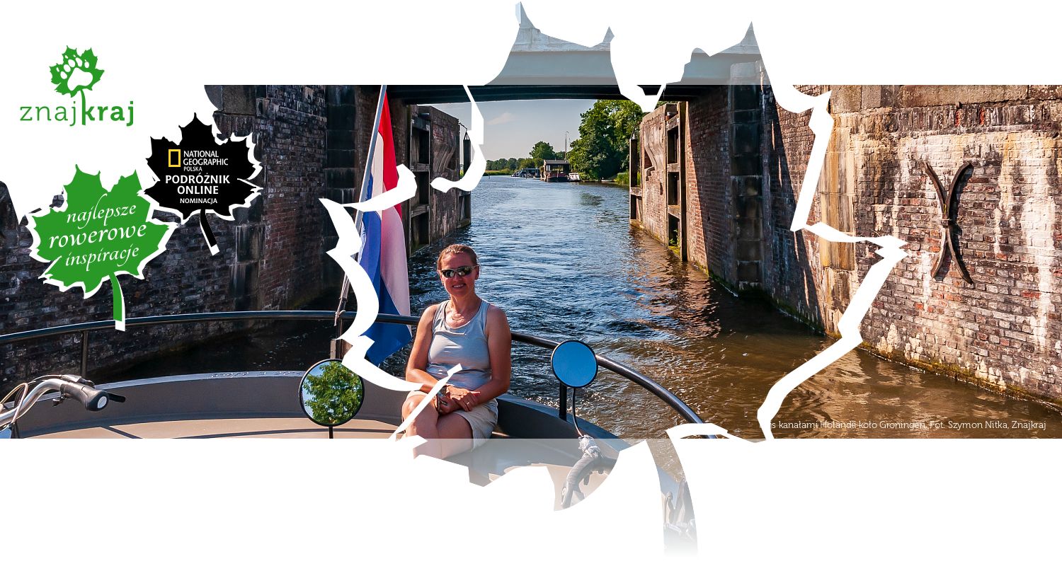 Rejs kanałami Holandii koło Groningen