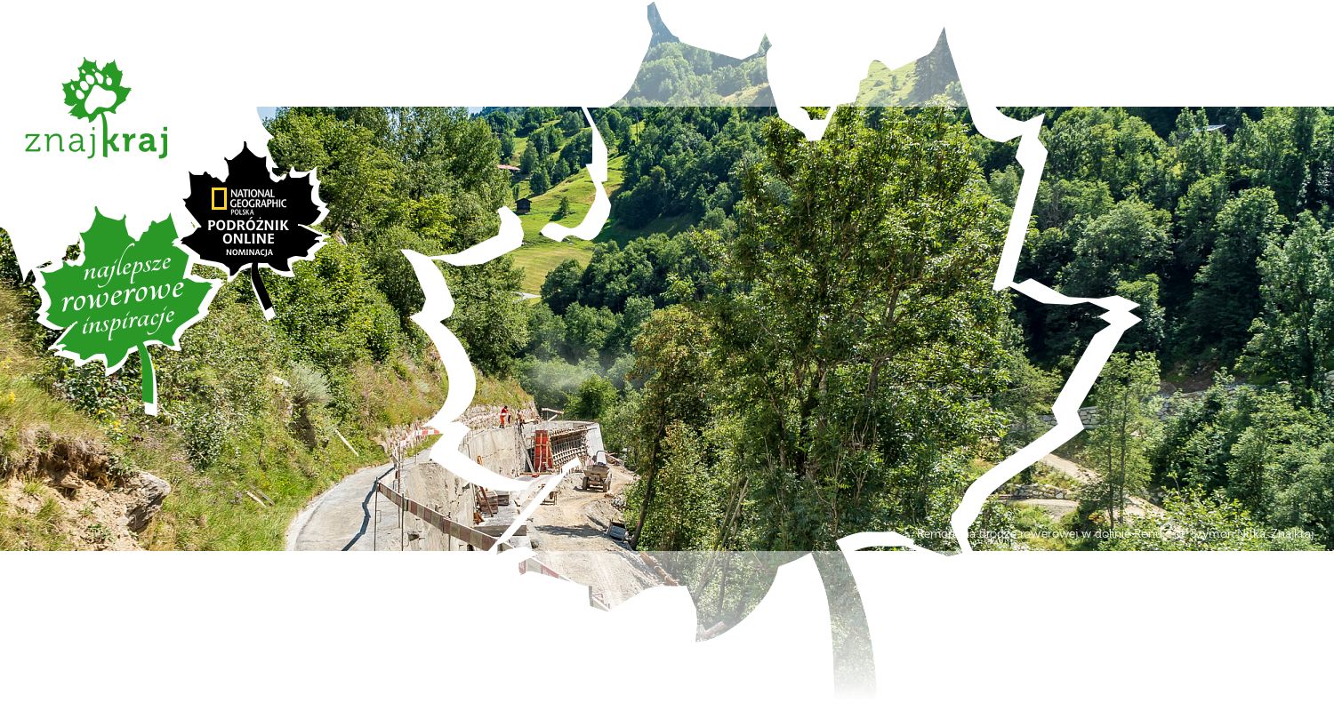 Remont na drodze rowerowej w dolinie Renu