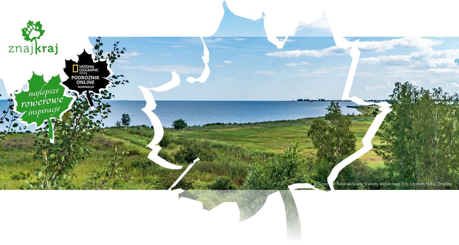 Rezerwat Beka widziany z wieży widokowej