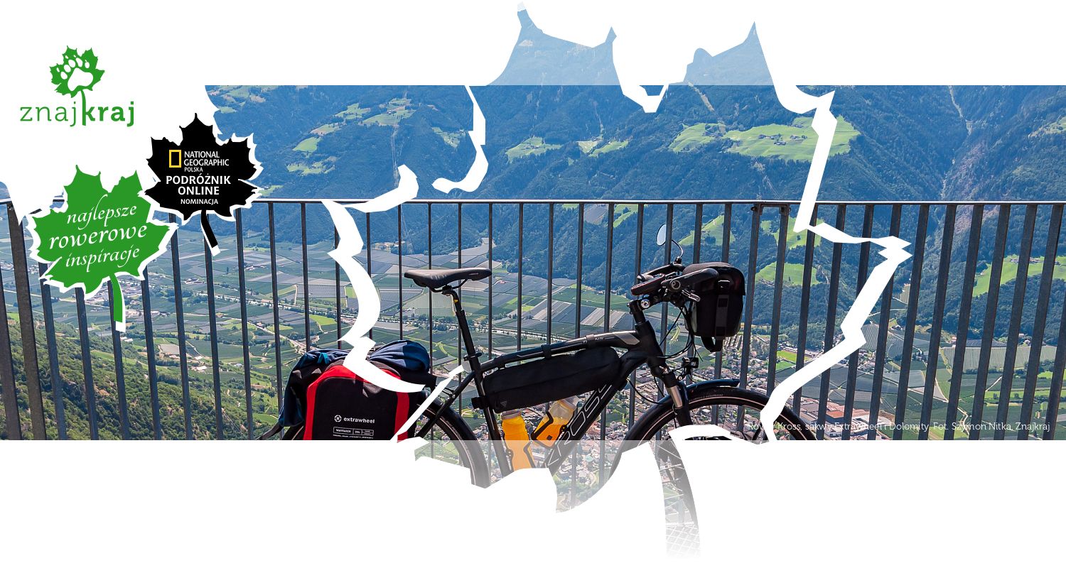 Rower Kross, sakwy Extrawheel i Dolomity