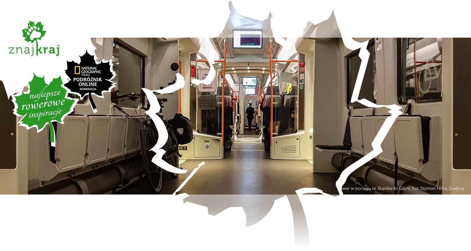 Rower w pociągu ze Słupska do Gdyni