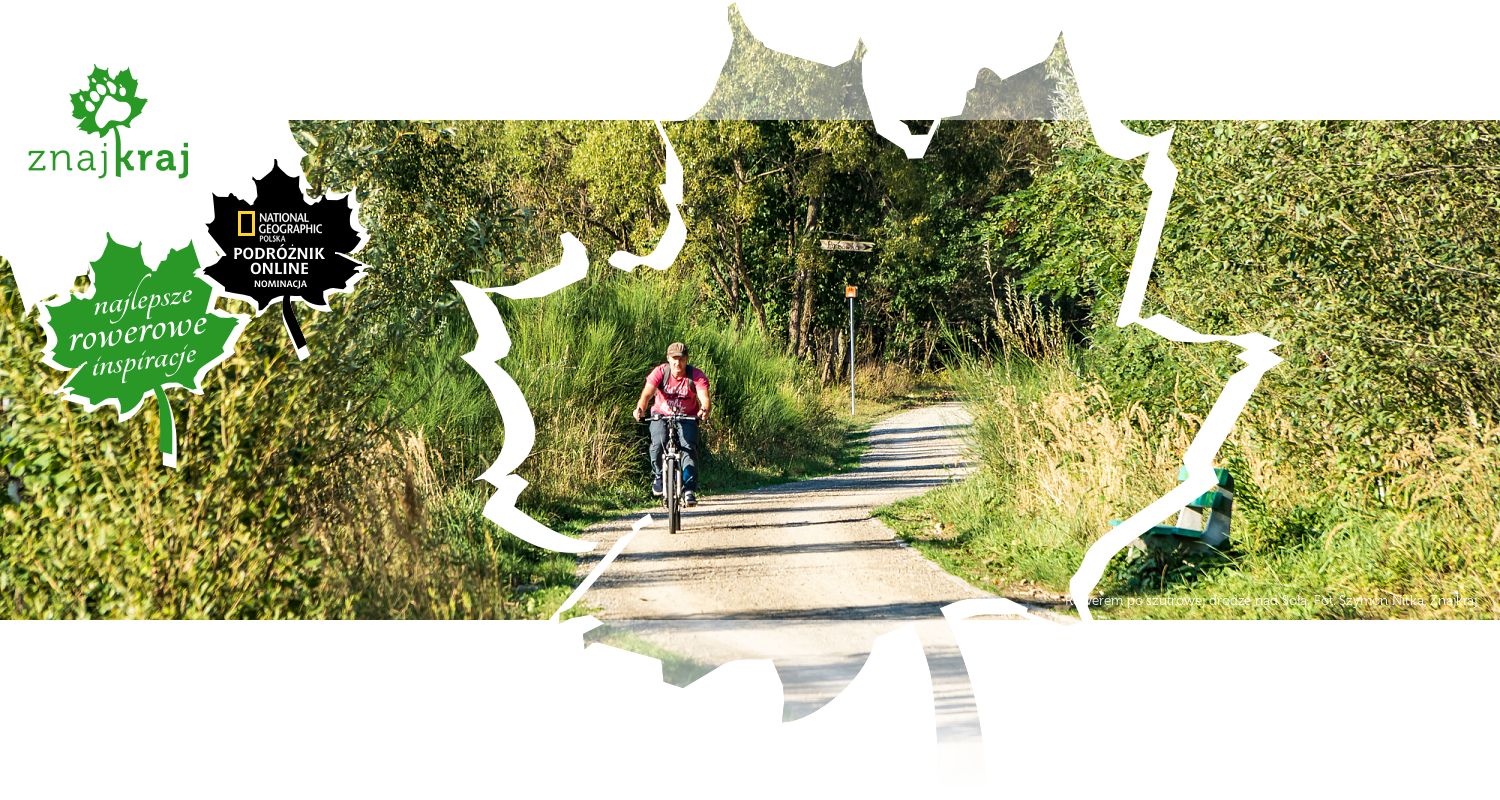 Rowerem po szutrowej drodze nad Sołą