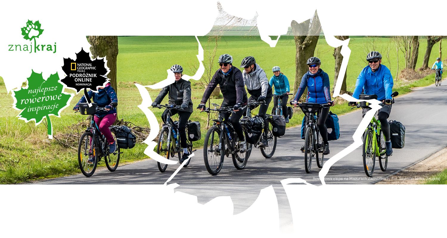 Rowerowa ekipa na Mazurach Zachodnich