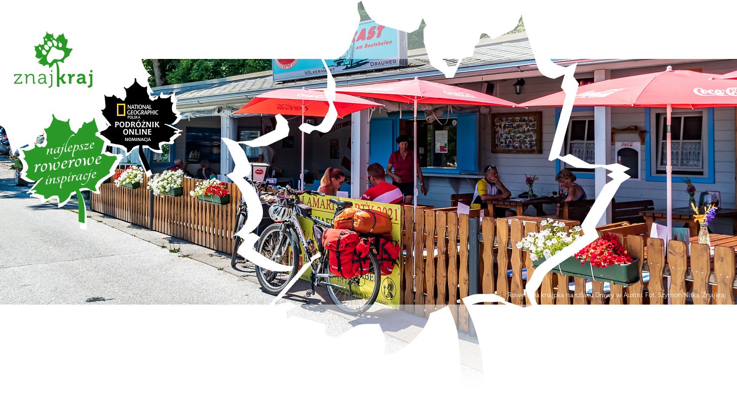 Rowerowa knajpka na szlaku Drawy w Austrii