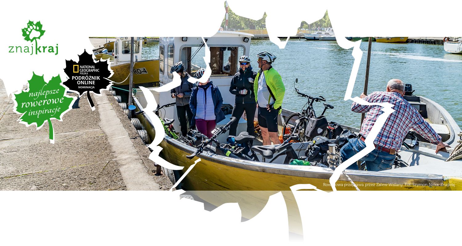 Rowerowa przeprawa przez Zalew Wiślany