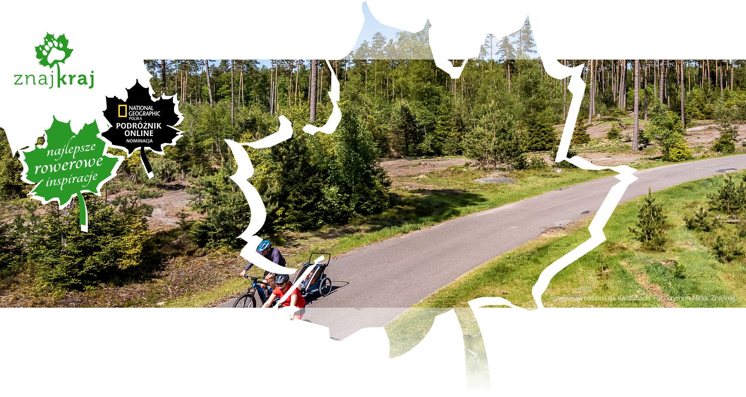Rowerowa rodzina na Kaszubach