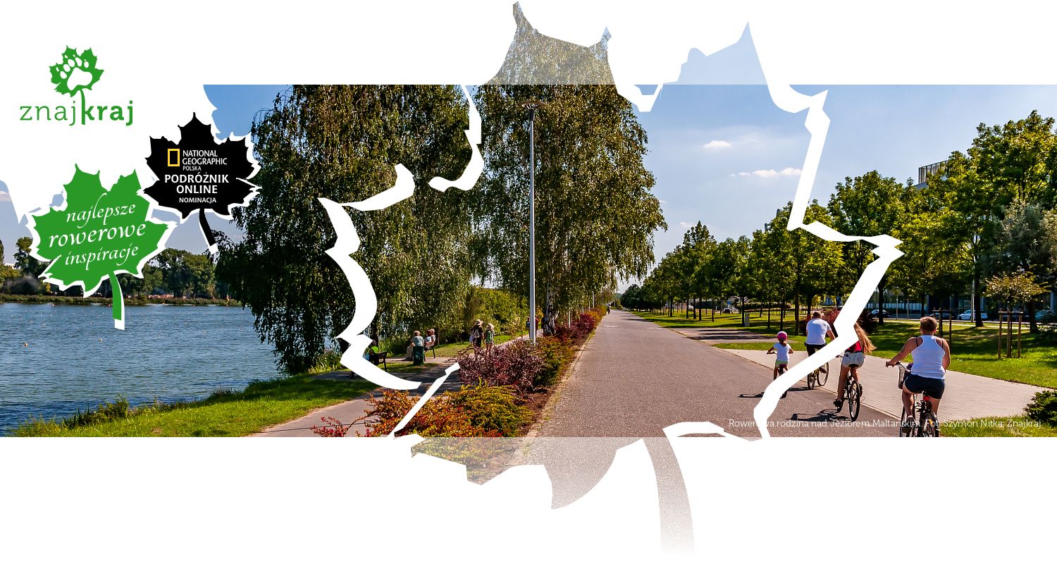 Rowerowa rodzina nad Jeziorem Maltańskim