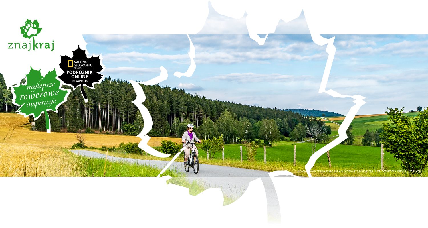 Rowerowa trasa niedaleko Schwarzenbergu