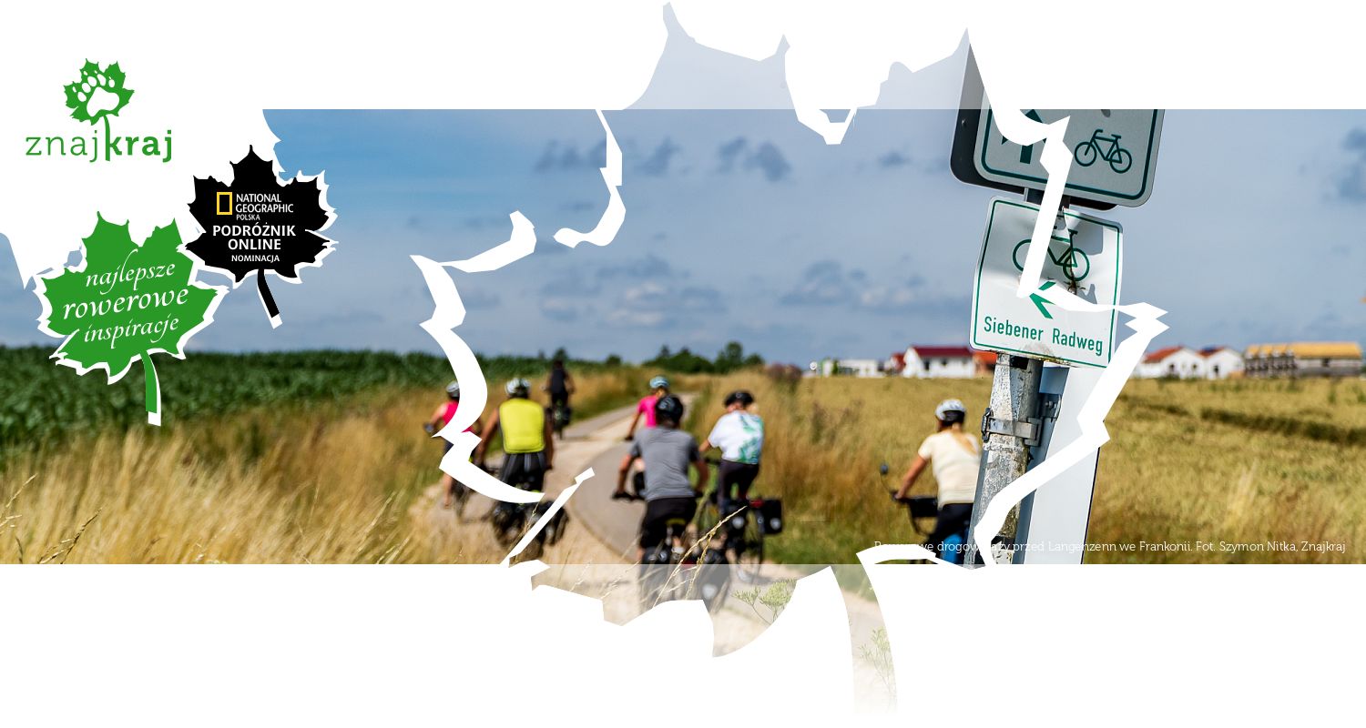 Rowerowe drogowskazy przed Langenzenn we Frankonii