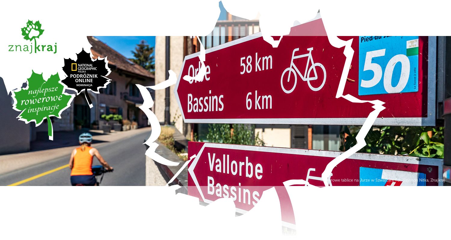 Rowerowe tablice na Jurze w Szwajcarii