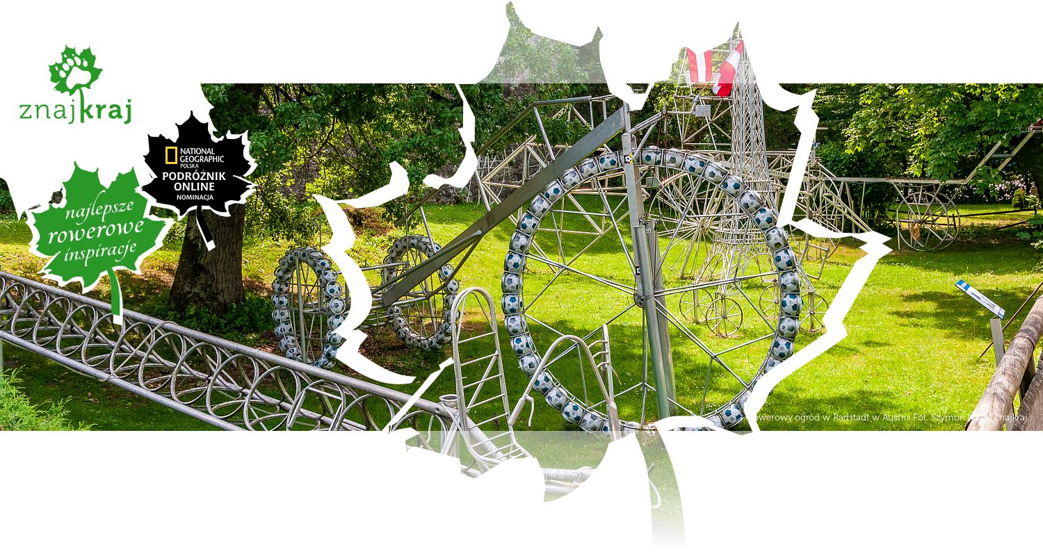 Rowerowy ogród w Radstadt w Austrii
