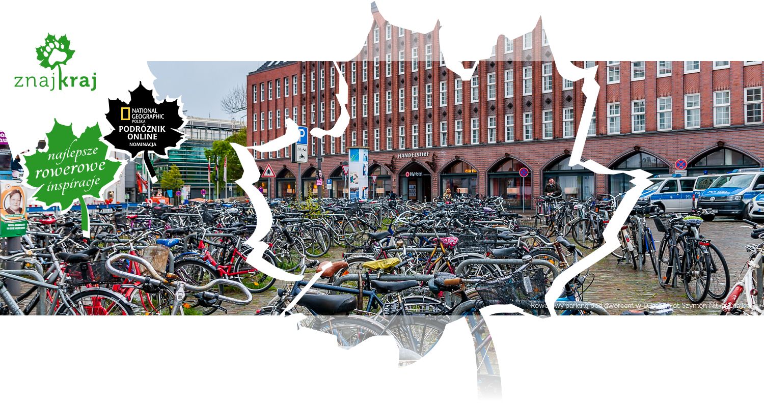 Rowerowy parking pod dworcem w Lubece