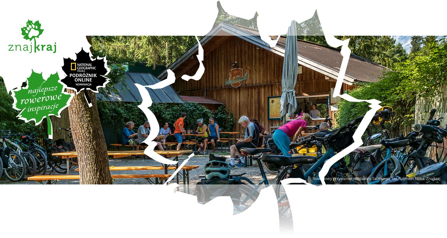 Rowerowy przystanek niedaleko Salzburga