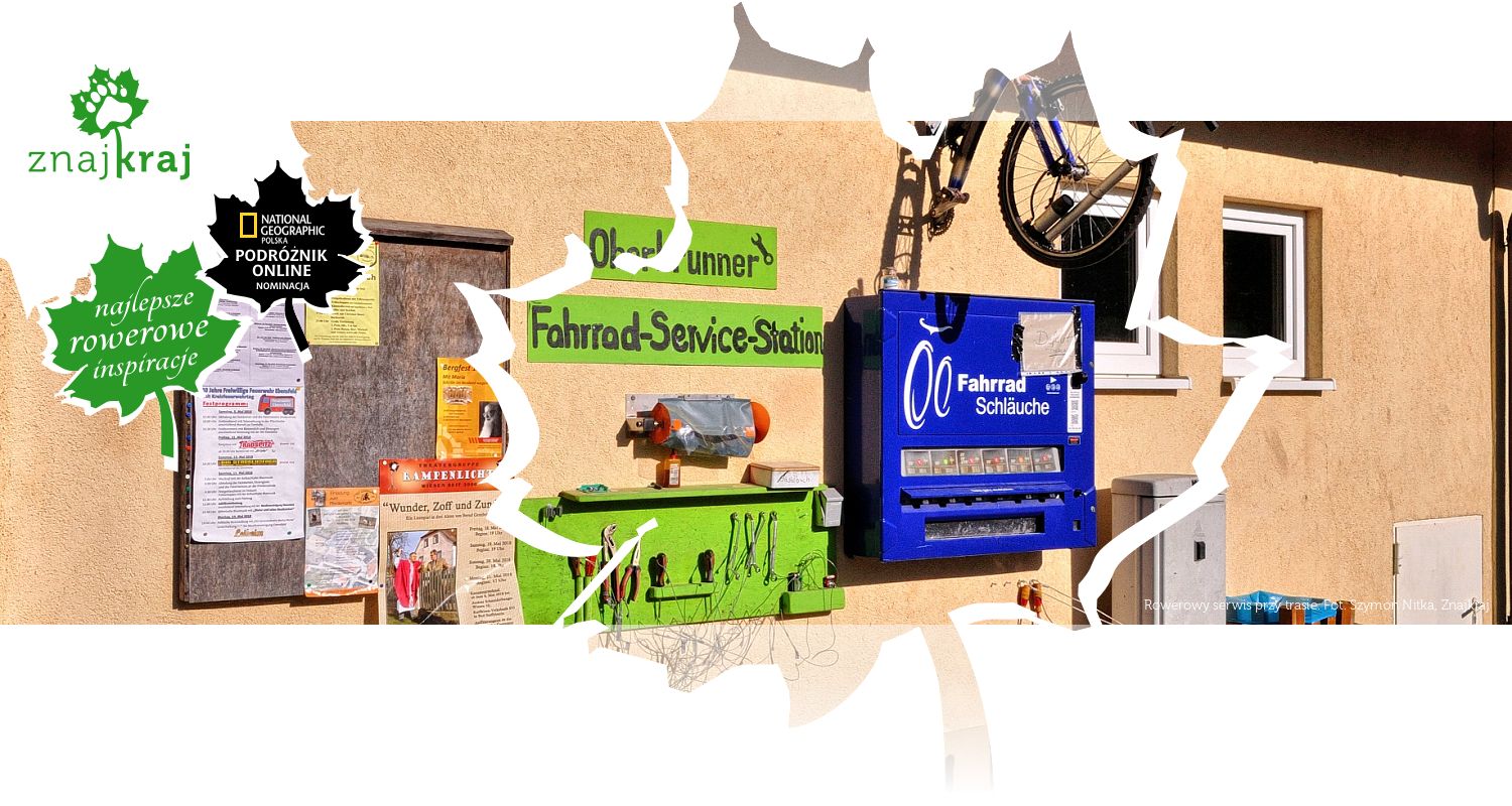 Rowerowy serwis przy trasie