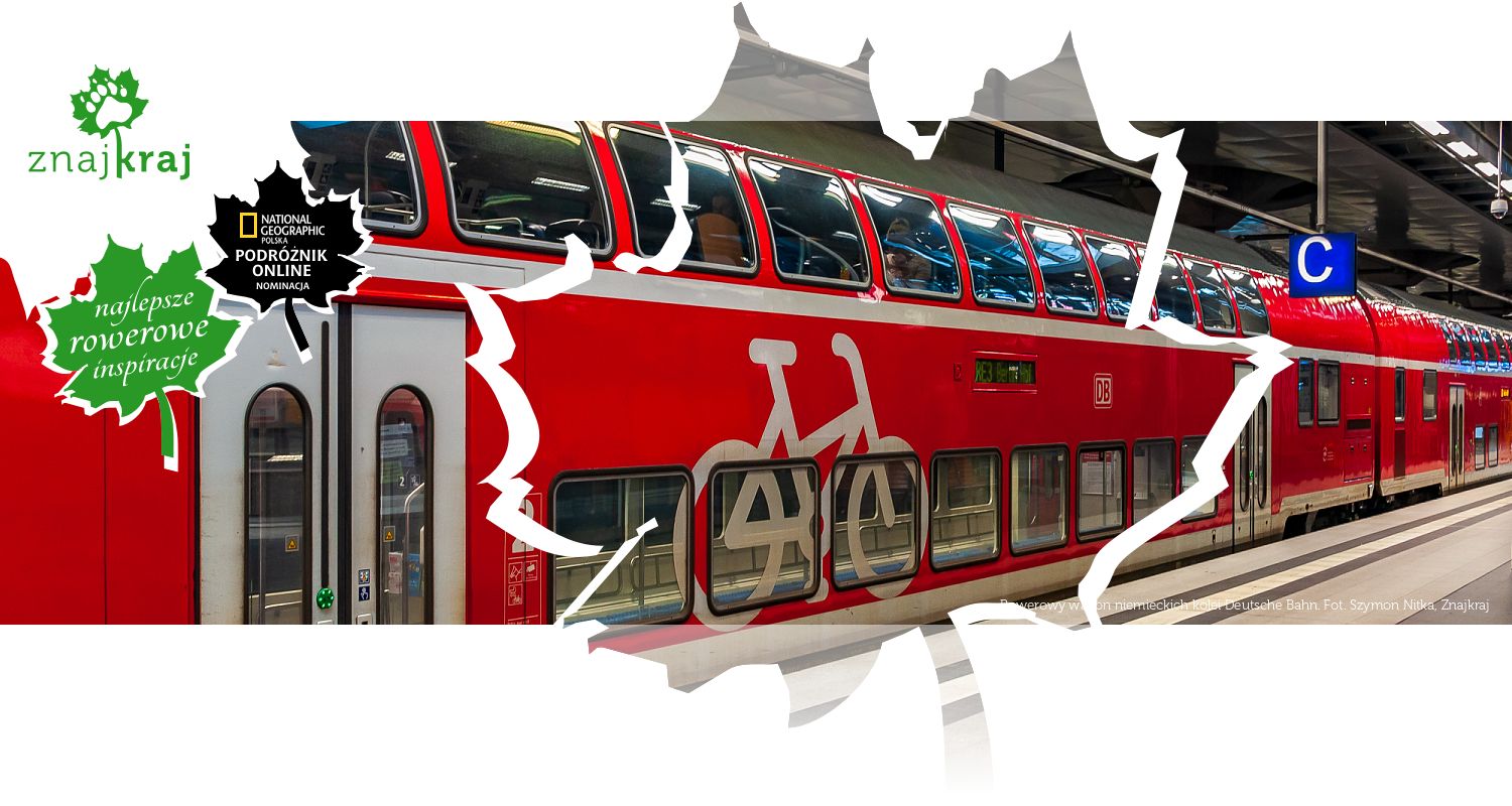 Rowerowy wagon niemieckich kolei Deutsche Bahn