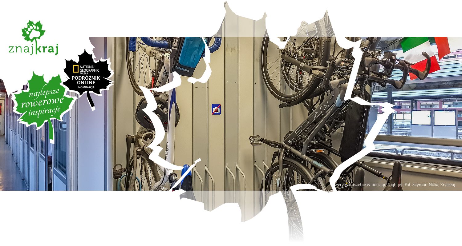 Rowery w kuszetce w pociągu Nightjet