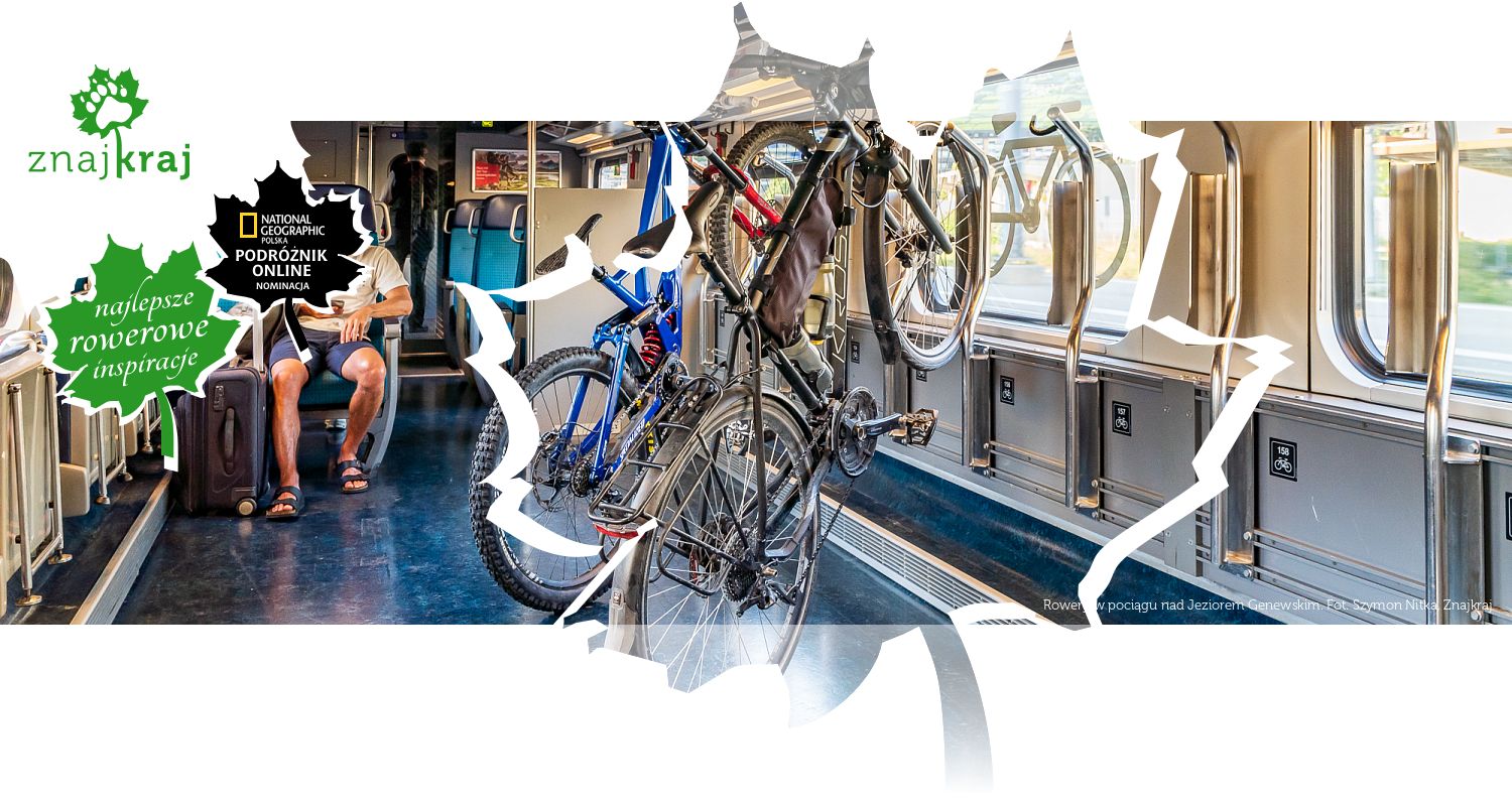 Rowery w pociągu nad Jeziorem Genewskim