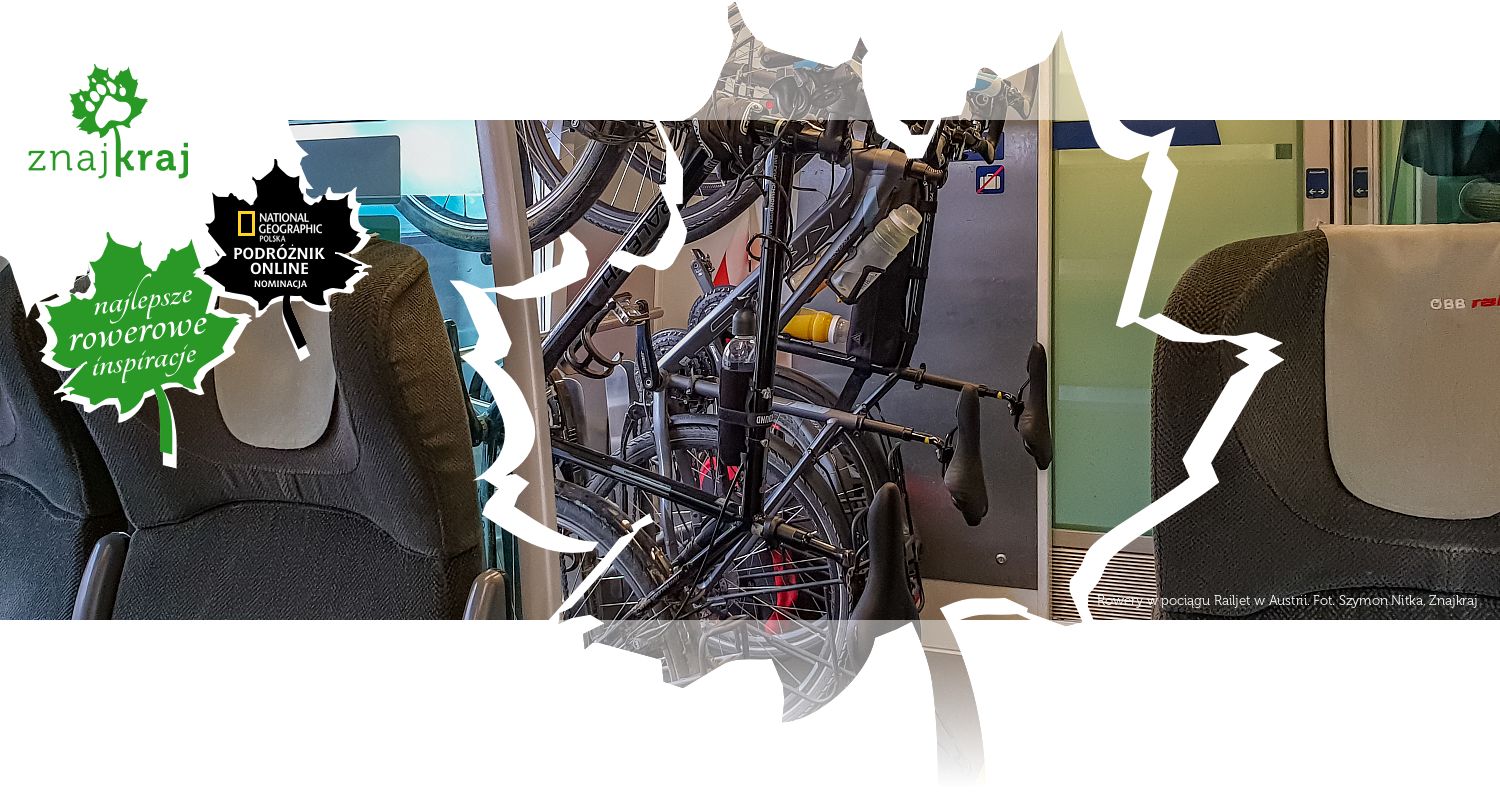 Rowery w pociągu Railjet w Austrii