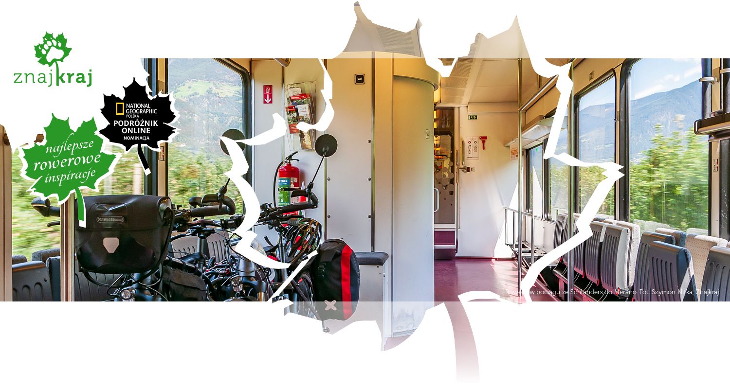 Rowery w pociągu ze Schlanders do Merano