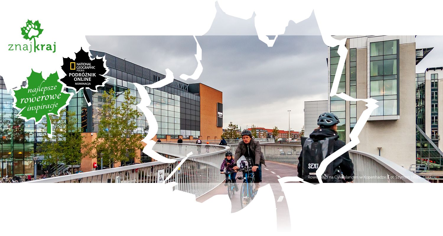 Rowerzyści na Cykelslangen w Kopenhadze