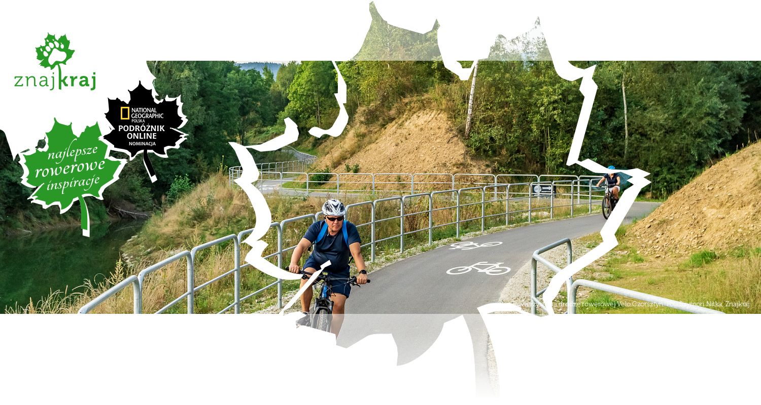 Rowerzyści na drodze rowerowej Velo Czorsztyn