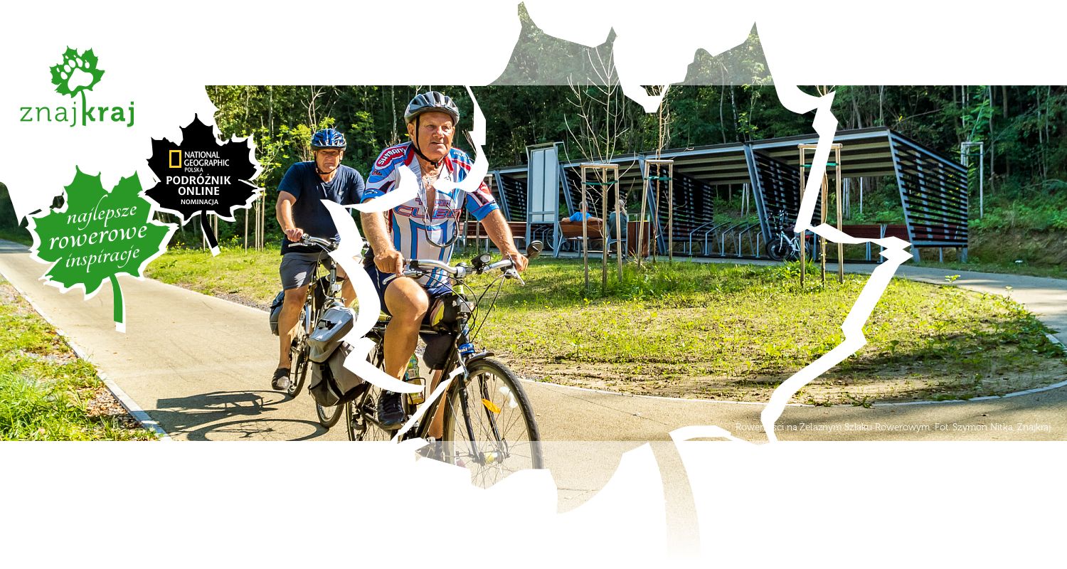 Rowerzyści na Żelaznym Szlaku Rowerowym