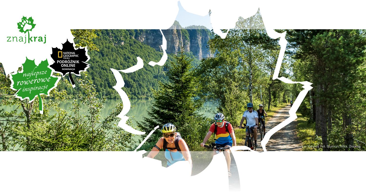 Rowerzyści nad Drawą w Karyntii