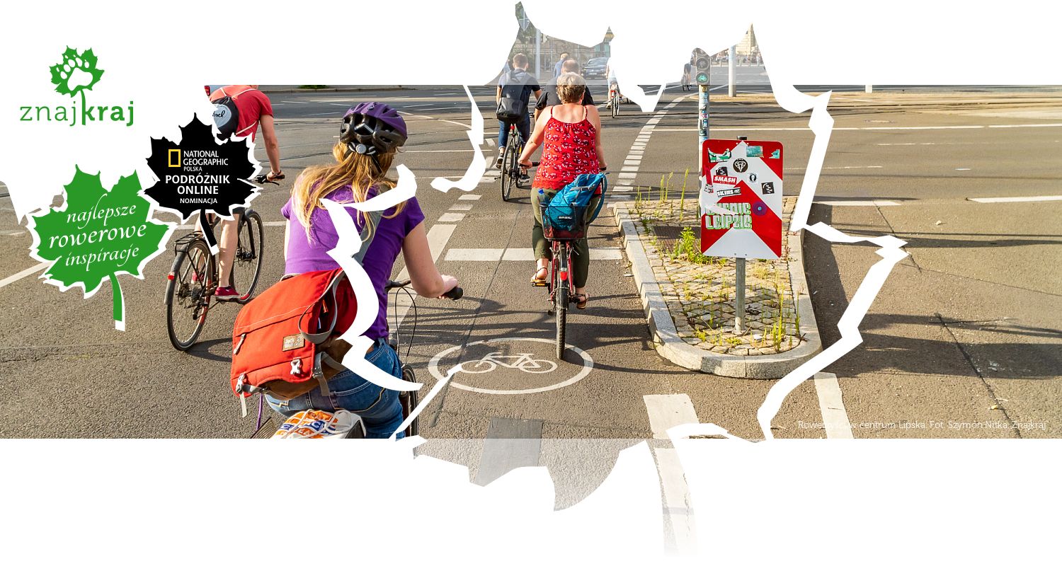 Rowerzyści w centrum Lipska