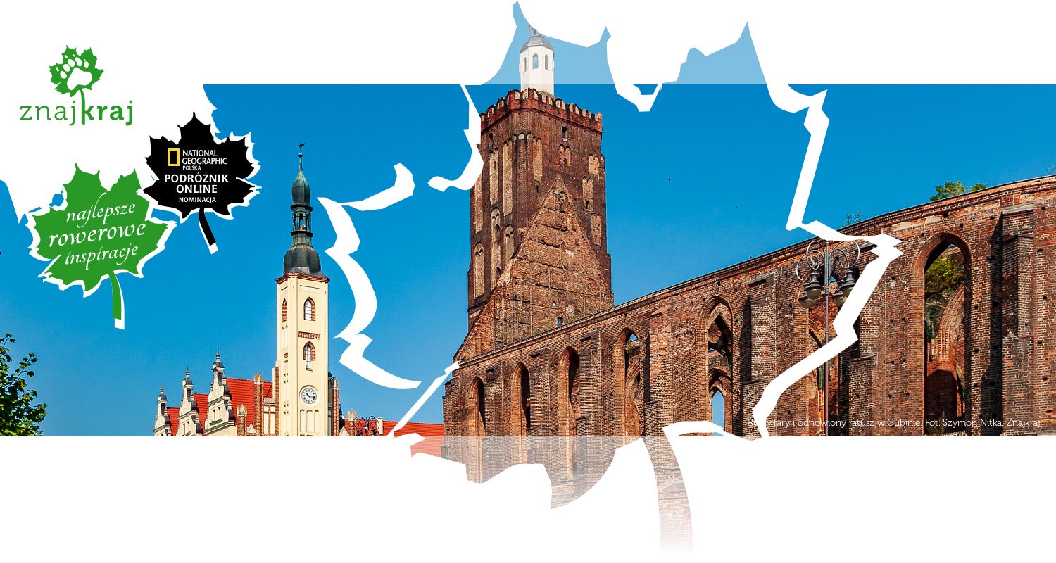 Ruiny fary i odnowiony ratusz w Gubinie