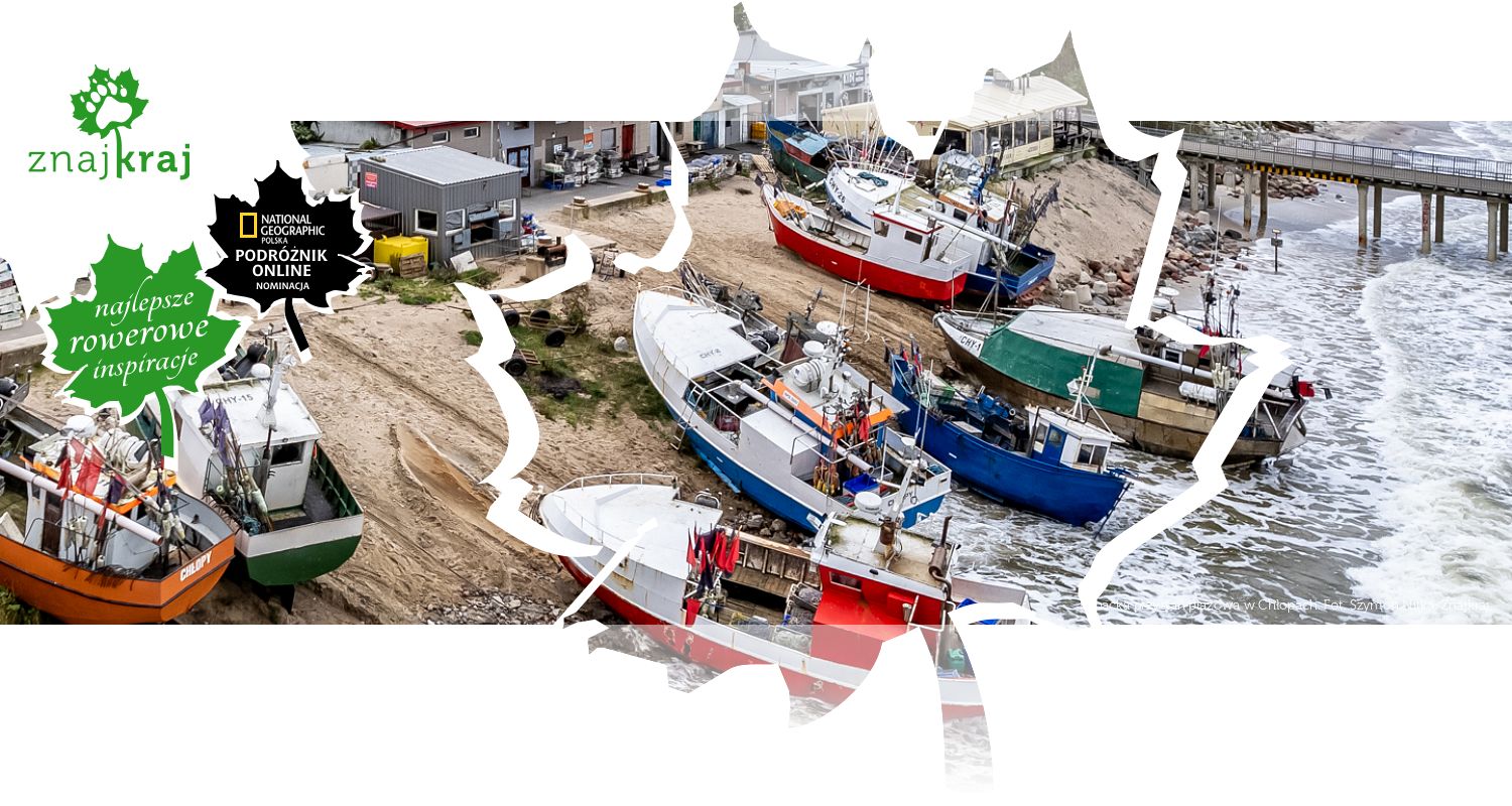 Rybacka przystań plażowa w Chłopach