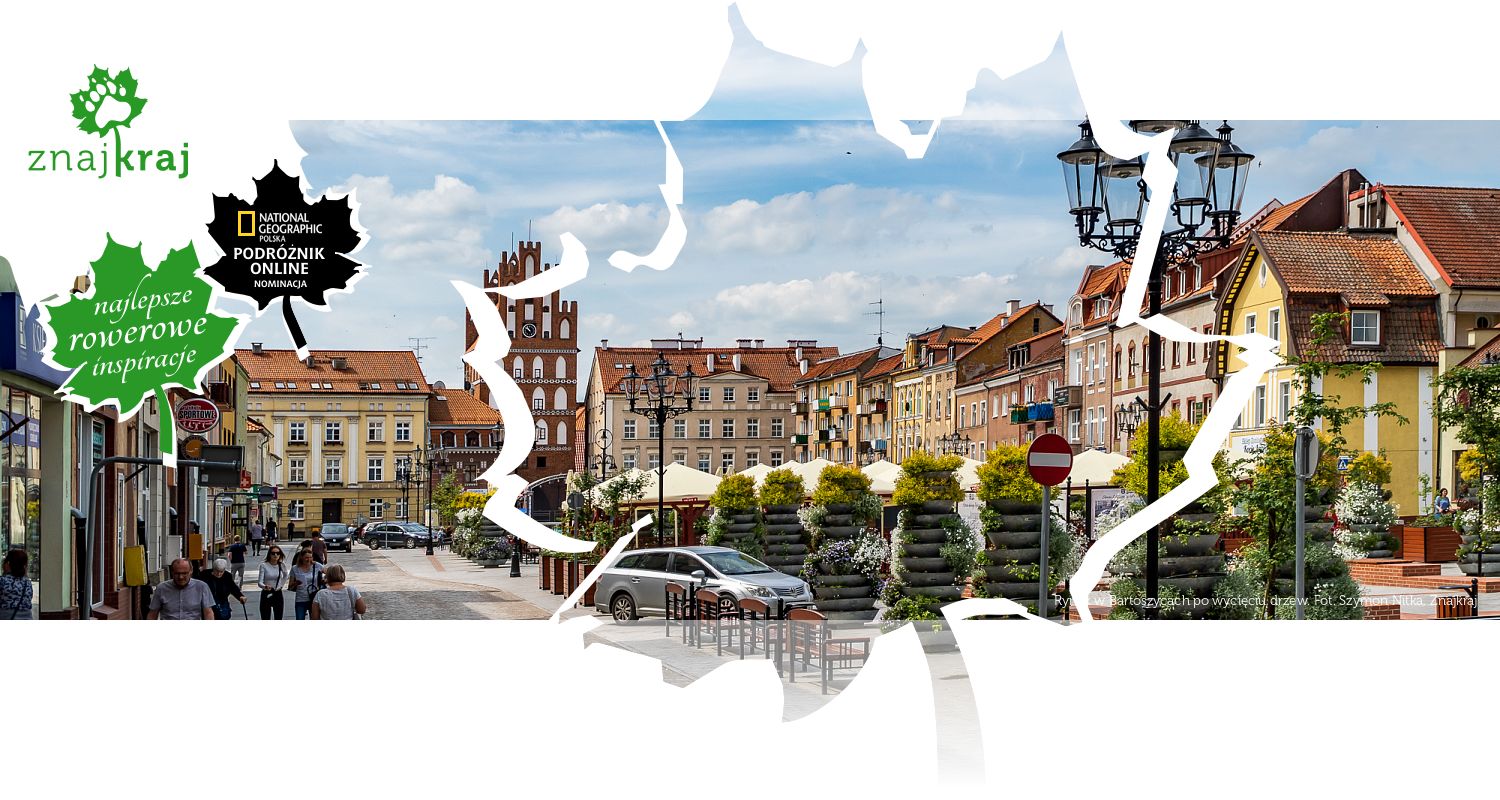 Rynek w Bartoszycach po wycięciu drzew