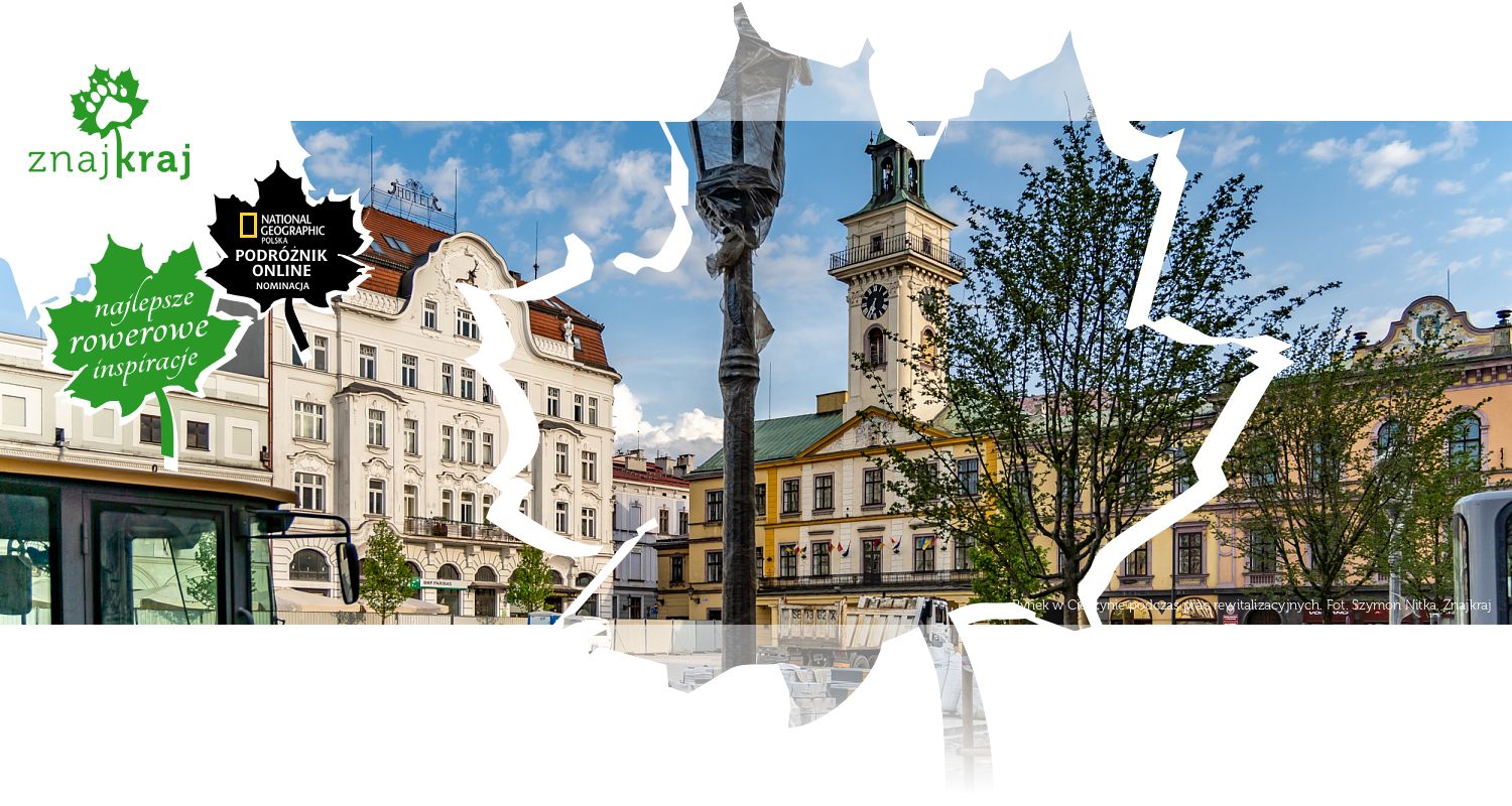 Rynek w Cieszynie podczas prac rewitalizacyjnych