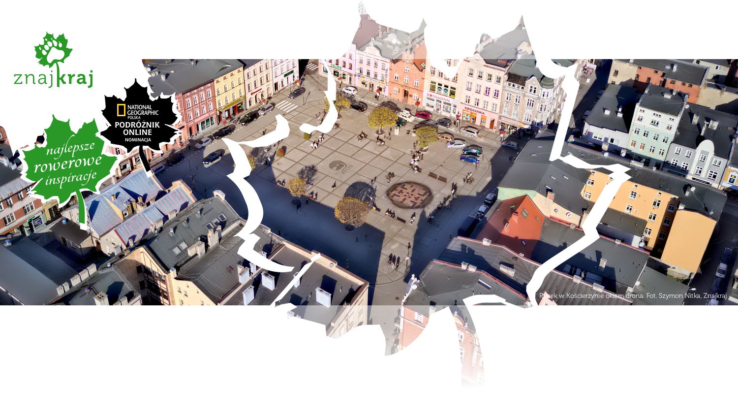 Rynek w Kościerzynie okiem drona