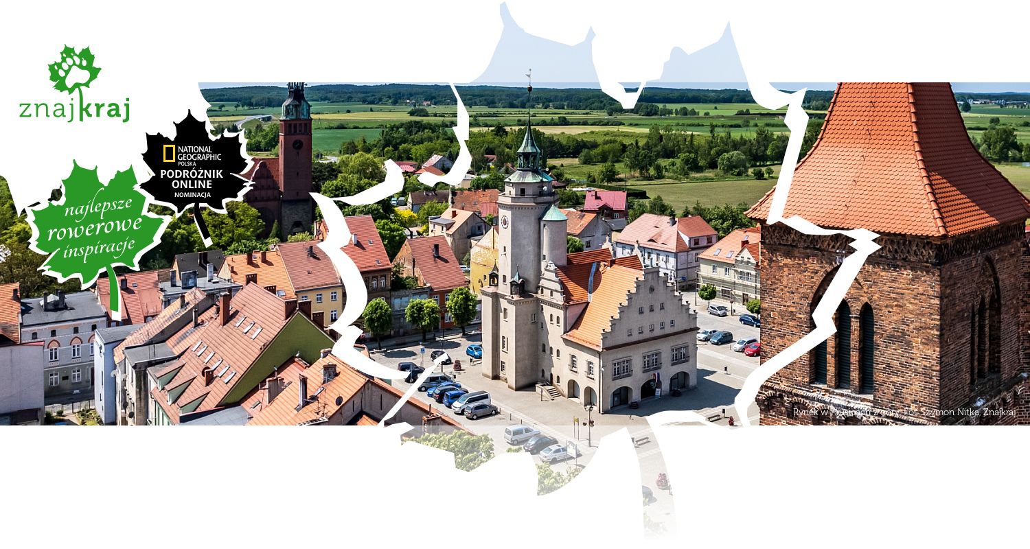 Rynek w Prusicach z góry