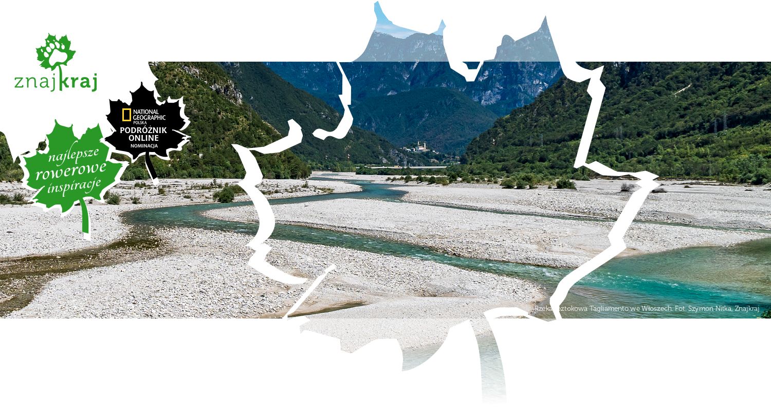 Rzeka roztokowa Tagliamento we Włoszech