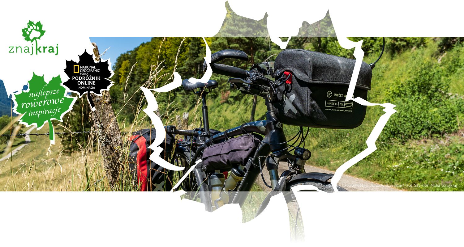 Sakwy Extrawheel na Jurze w Szwajcarii