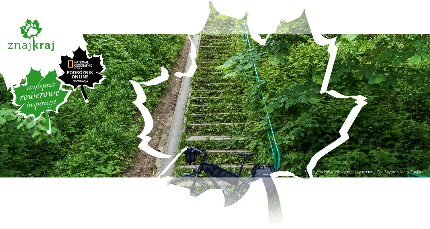 Schody na końcu olsztyńskiej Łynostrady