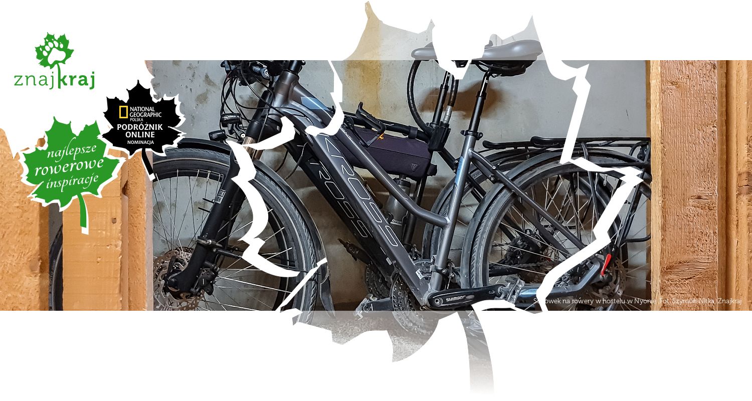 Schowek na rowery w hostelu w Nyonie