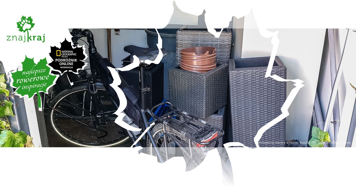 Schowek na rowery w hotelu Krasicki