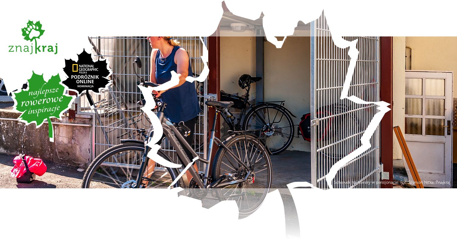 Schowek na rowery w pensjonacie