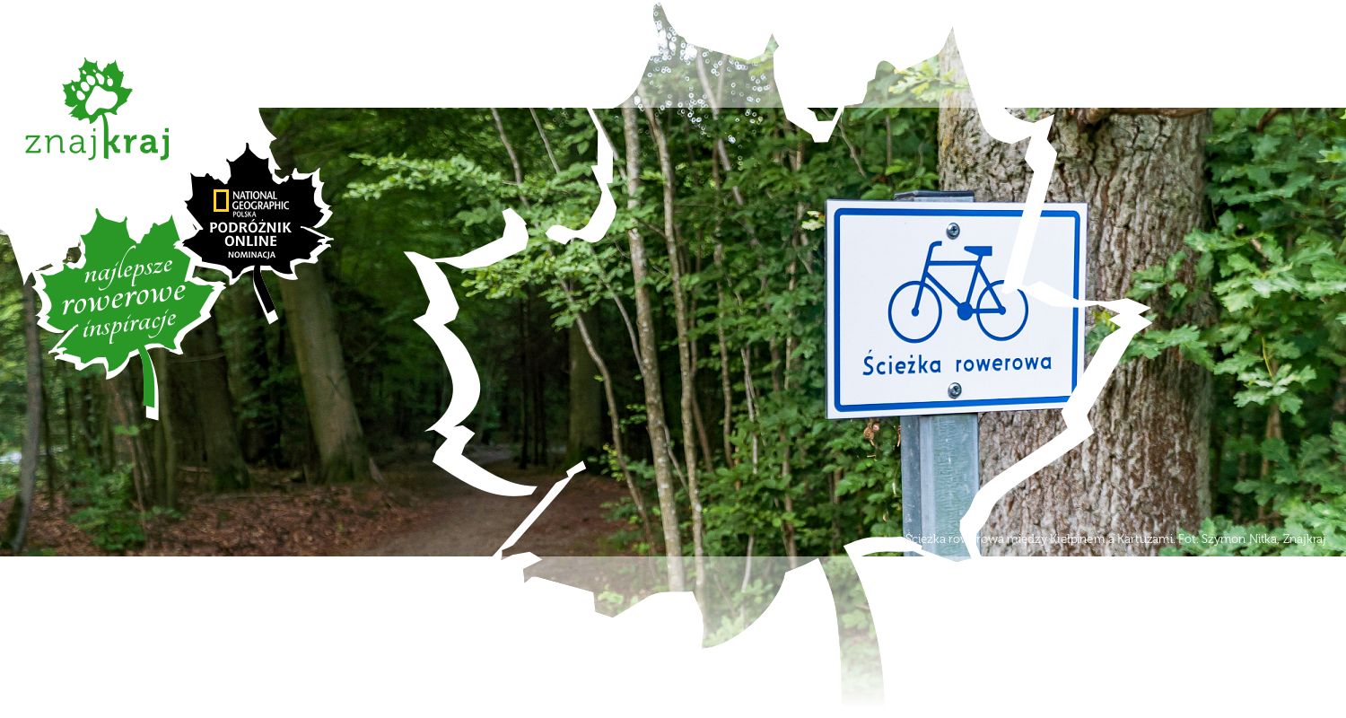 Ścieżka rowerowa między Kiełpinem a Kartuzami