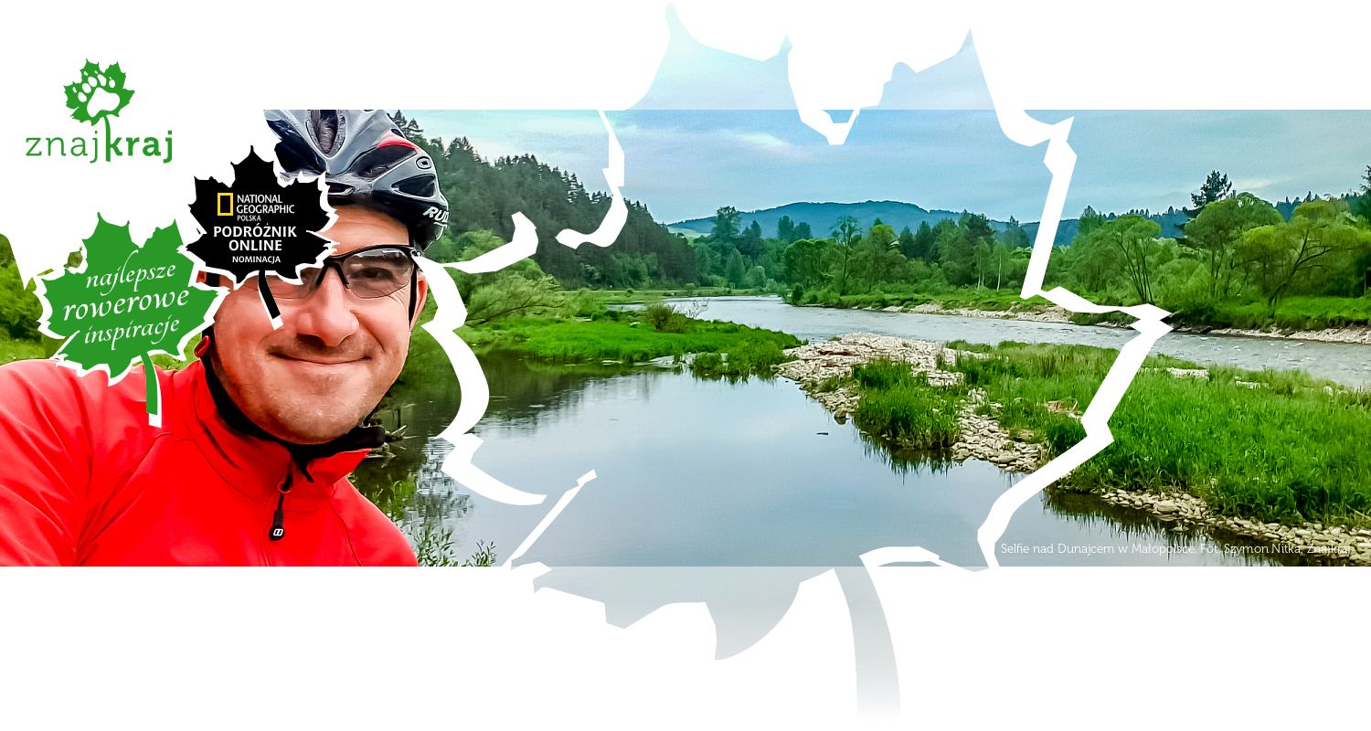 Selfie nad Dunajcem w Małopolsce