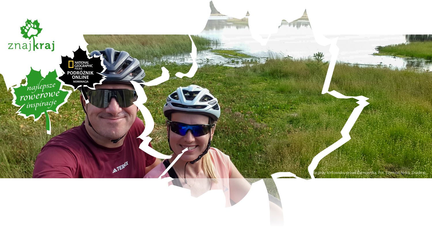 Selfie przy torfowisku przed Żarnowską