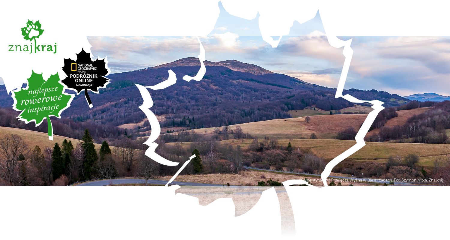 Serpentyna pod Przełęczą Wyżną w Bieszczadach