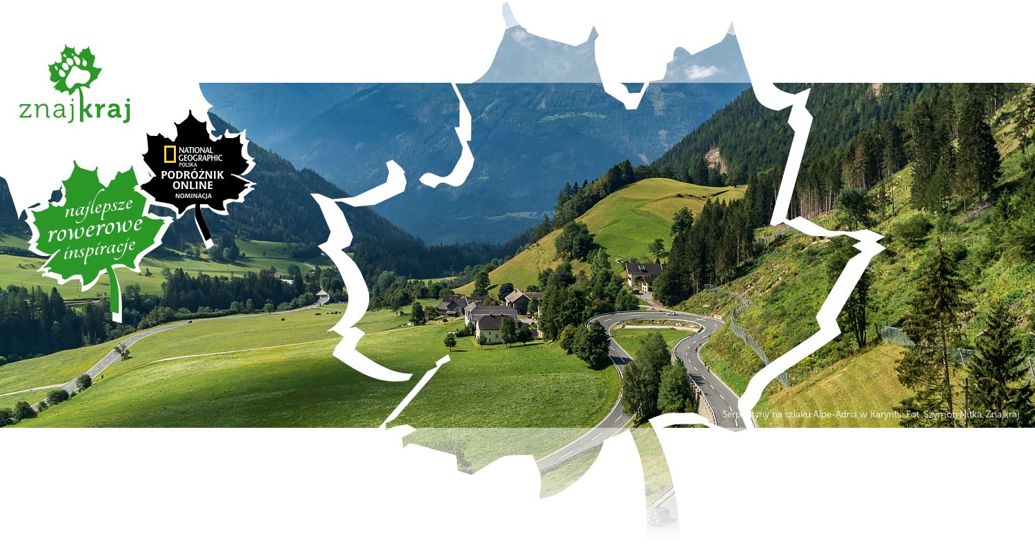 Serpentyny na szlaku Alpe-Adria w Karyntii