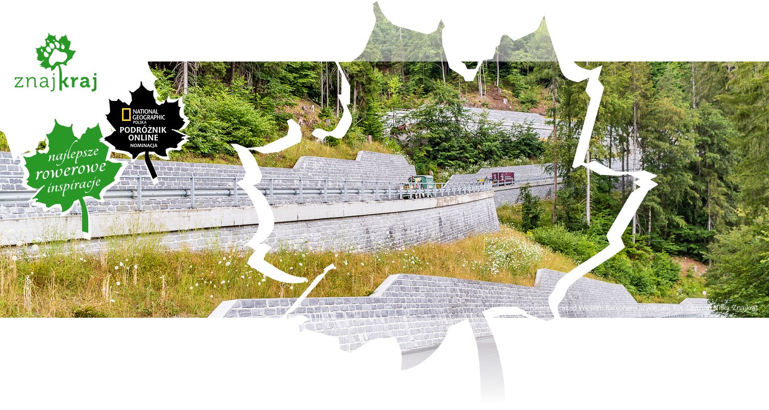 Serpentyny przed Wielkim Kanionem Szwajcarii