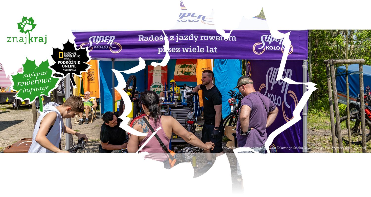 Serwis rowerowy podczas Festiwalu Żelaznego Szlaku Rowerowego